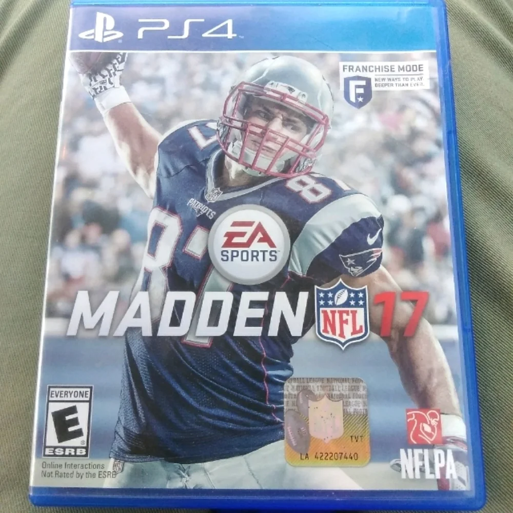 PS4 Play Station 4 EA Sports Madden 17 NFL Football NFLPA Video Game Gamer